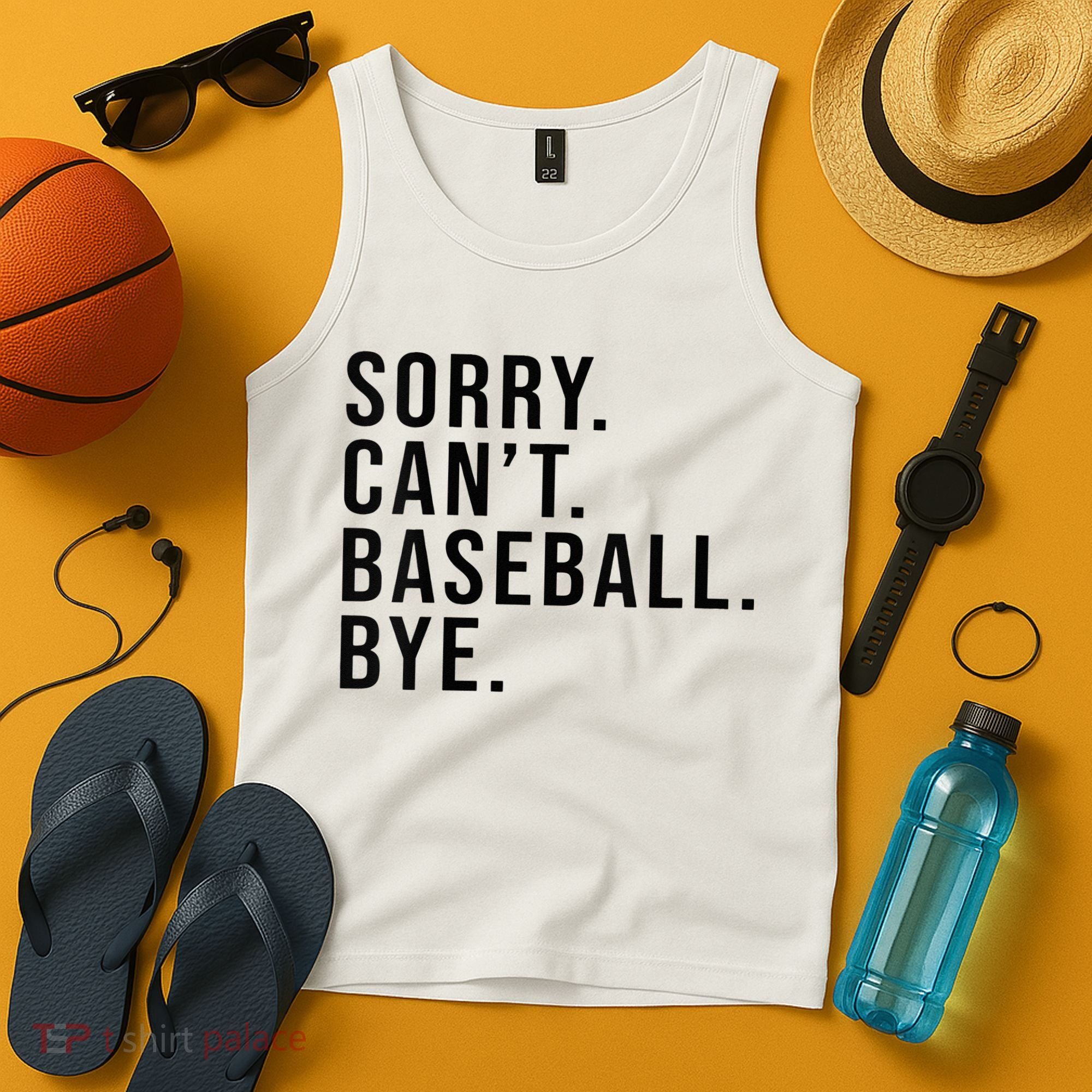 Sorry Cant Baseball Bye Funny Baseball Lover Game Day Vibes Tank Top