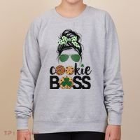 Scout Cookie Boss Kidlife Messy Bun Sunglasses Women's Sweatshirt thumb 0