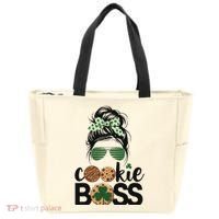 Scout Cookie Boss Kidlife Messy Bun Sunglasses Tote Bag thumb 0