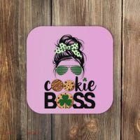 Scout Cookie Boss Kidlife Messy Bun Sunglasses Coaster thumb 0