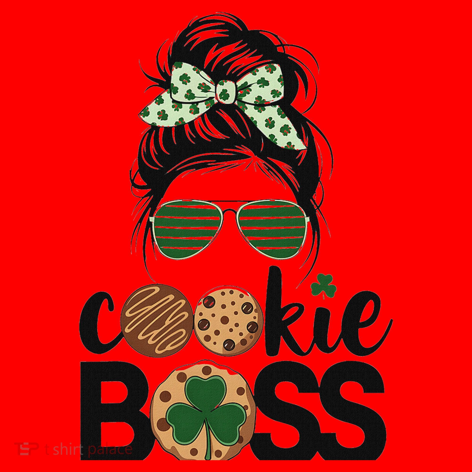 Scout Cookie Boss Kidlife Messy Bun Sunglasses Santa Hat