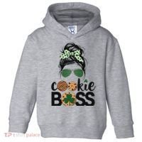Scout Cookie Boss Kidlife Messy Bun Sunglasses Toddler Hoodie thumb 0