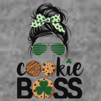 Scout Cookie Boss Kidlife Messy Bun Sunglasses Toddler Hoodie thumb 2