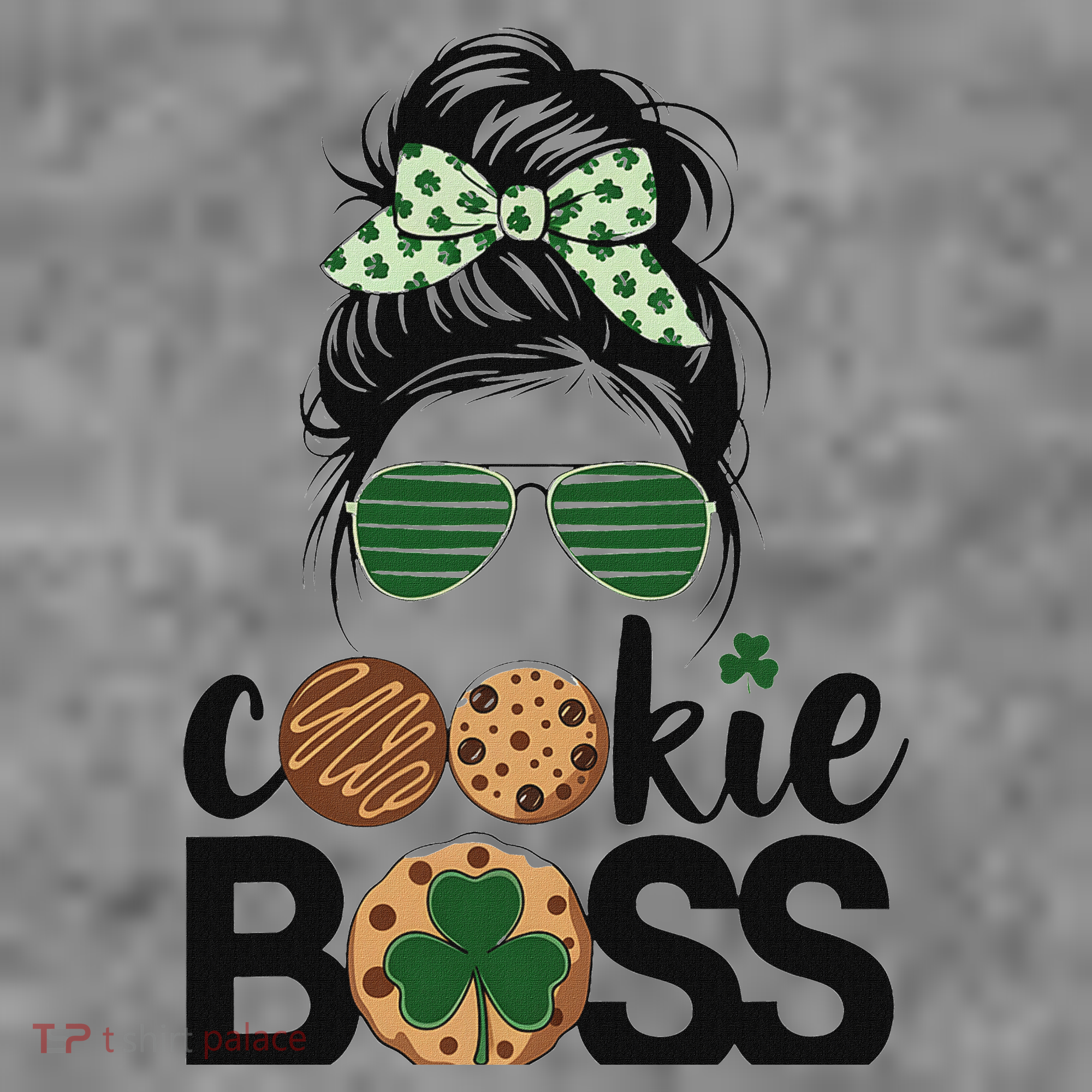 Scout Cookie Boss Kidlife Messy Bun Sunglasses Toddler Hoodie