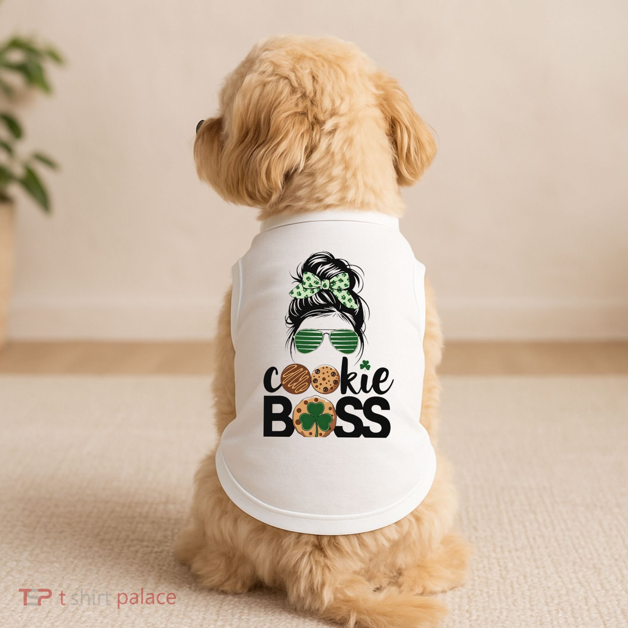 Scout Cookie Boss Kidlife Messy Bun Sunglasses Doggie Tank
