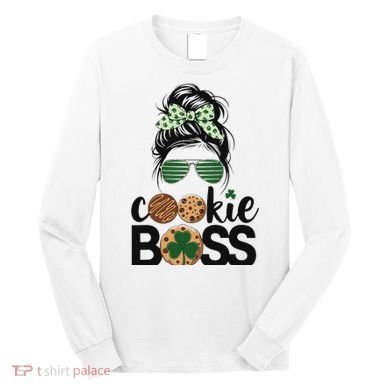 Scout Cookie Boss Kidlife Messy Bun Sunglasses Long Sleeve Shirt