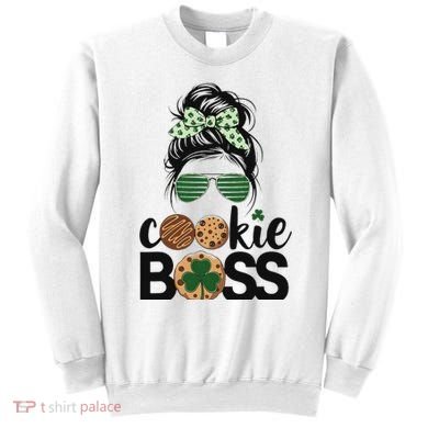 Scout Cookie Boss Kidlife Messy Bun Sunglasses Sweatshirt