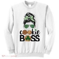 Scout Cookie Boss Kidlife Messy Bun Sunglasses Sweatshirt thumb 0