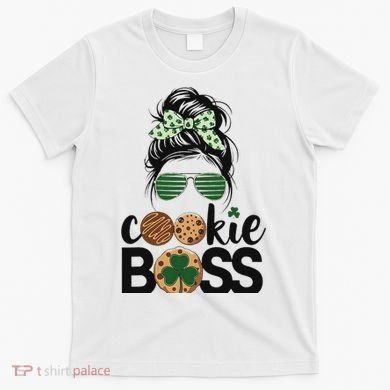 Scout Cookie Boss Kidlife Messy Bun Sunglasses T-Shirt