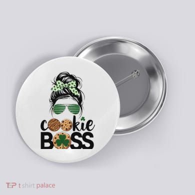 Scout Cookie Boss Kidlife Messy Bun Sunglasses Button