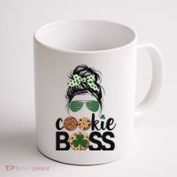 Scout Cookie Boss Kidlife Messy Bun Sunglasses Coffee Mug thumb 1