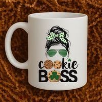 Scout Cookie Boss Kidlife Messy Bun Sunglasses Coffee Mug thumb 2