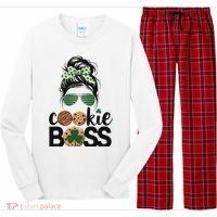 Scout Cookie Boss Kidlife Messy Bun Sunglasses Long Sleeve Pajama Set thumb 0