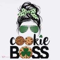 Scout Cookie Boss Kidlife Messy Bun Sunglasses Women's Hoodie thumb 2