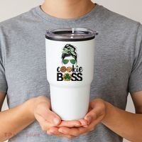 Scout Cookie Boss Kidlife Messy Bun Sunglasses Tumbler thumb 2