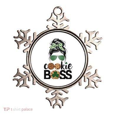 Scout Cookie Boss Kidlife Messy Bun Sunglasses Ornament