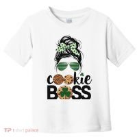 Scout Cookie Boss Kidlife Messy Bun Sunglasses Toddler T-Shirt thumb 0