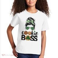 Scout Cookie Boss Kidlife Messy Bun Sunglasses Kids T-Shirt thumb 2