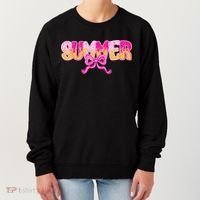 Summer Coquette Bow Ice Cream Summer Vacation Hawaii Beach Women's Sweatshirt thumb 0