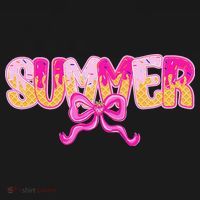 Summer Coquette Bow Ice Cream Summer Vacation Hawaii Beach Bucket Hat thumb 4