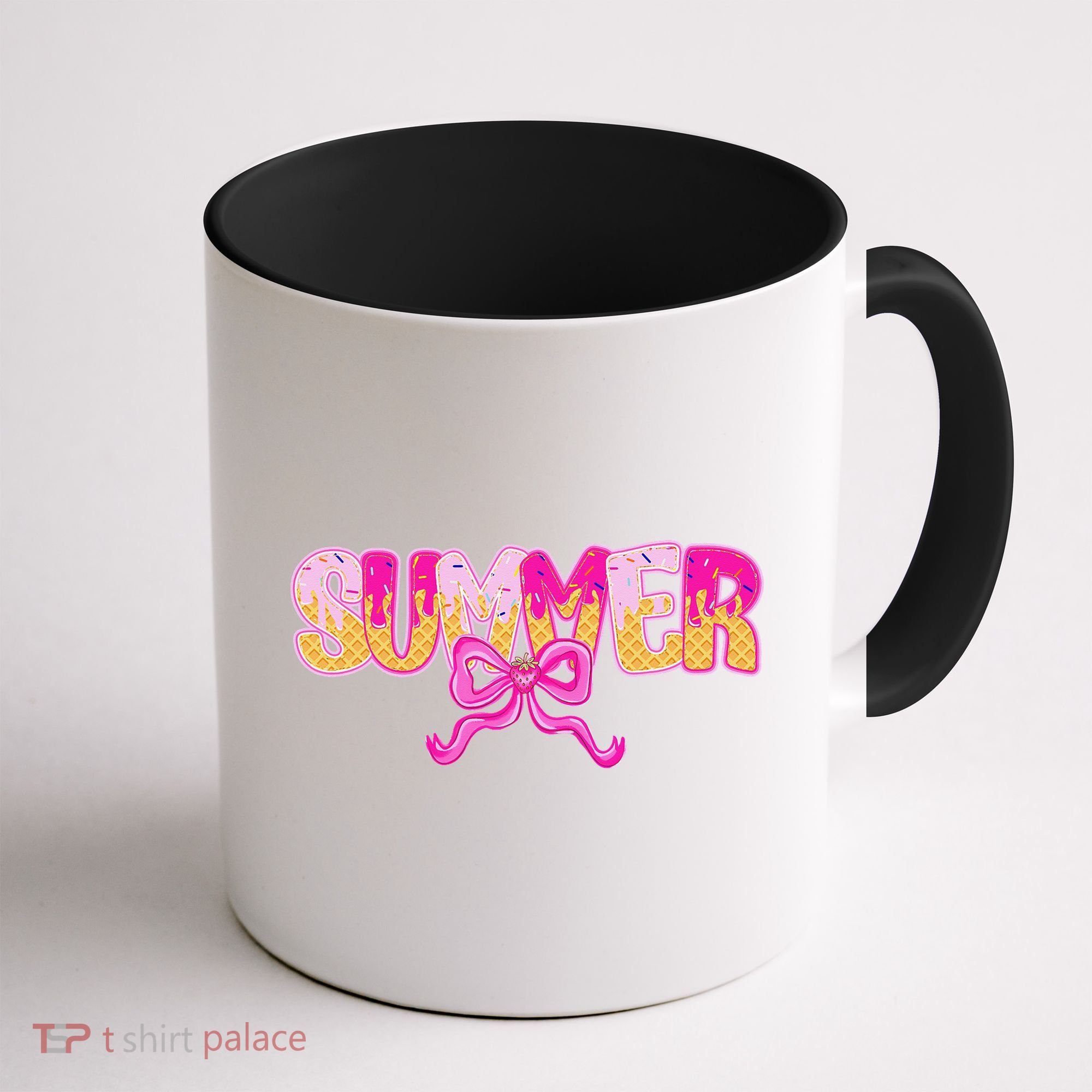 Summer Coquette Bow Ice Cream Summer Vacation Hawaii Beach Coffee Mug