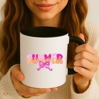 Summer Coquette Bow Ice Cream Summer Vacation Hawaii Beach Coffee Mug thumb 3