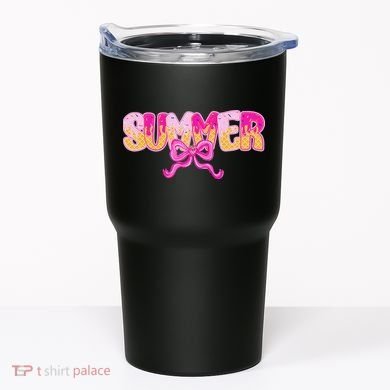 Summer Coquette Bow Ice Cream Summer Vacation Hawaii Beach Tumbler