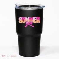 Summer Coquette Bow Ice Cream Summer Vacation Hawaii Beach Tumbler thumb 0