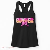 Summer Coquette Bow Ice Cream Summer Vacation Hawaii Beach Women's Tank Top thumb 0