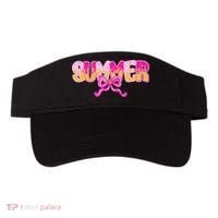 Summer Coquette Bow Ice Cream Summer Vacation Hawaii Beach Visor thumb 0