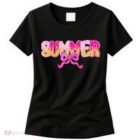 Summer Coquette Bow Ice Cream Summer Vacation Hawaii Beach Women's T-Shirt thumb 0