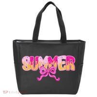 Summer Coquette Bow Ice Cream Summer Vacation Hawaii Beach Tote Bag thumb 0