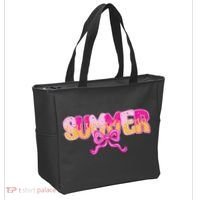 Summer Coquette Bow Ice Cream Summer Vacation Hawaii Beach Tote Bag thumb 2