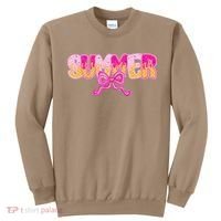 Summer Coquette Bow Ice Cream Summer Vacation Hawaii Beach Sweatshirt thumb 0