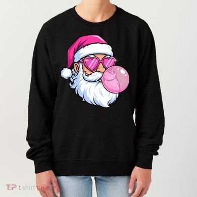 Santa Claus Bubblegum Retro Women's Sweatshirt