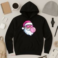 Santa Claus Bubblegum Retro Hoodie thumb 3