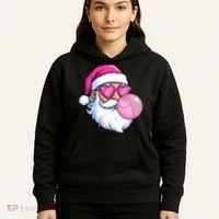 Santa Claus Bubblegum Retro Hoodie thumb 5