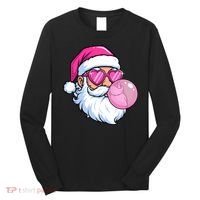 Santa Claus Bubblegum Retro Long Sleeve Shirt thumb 0