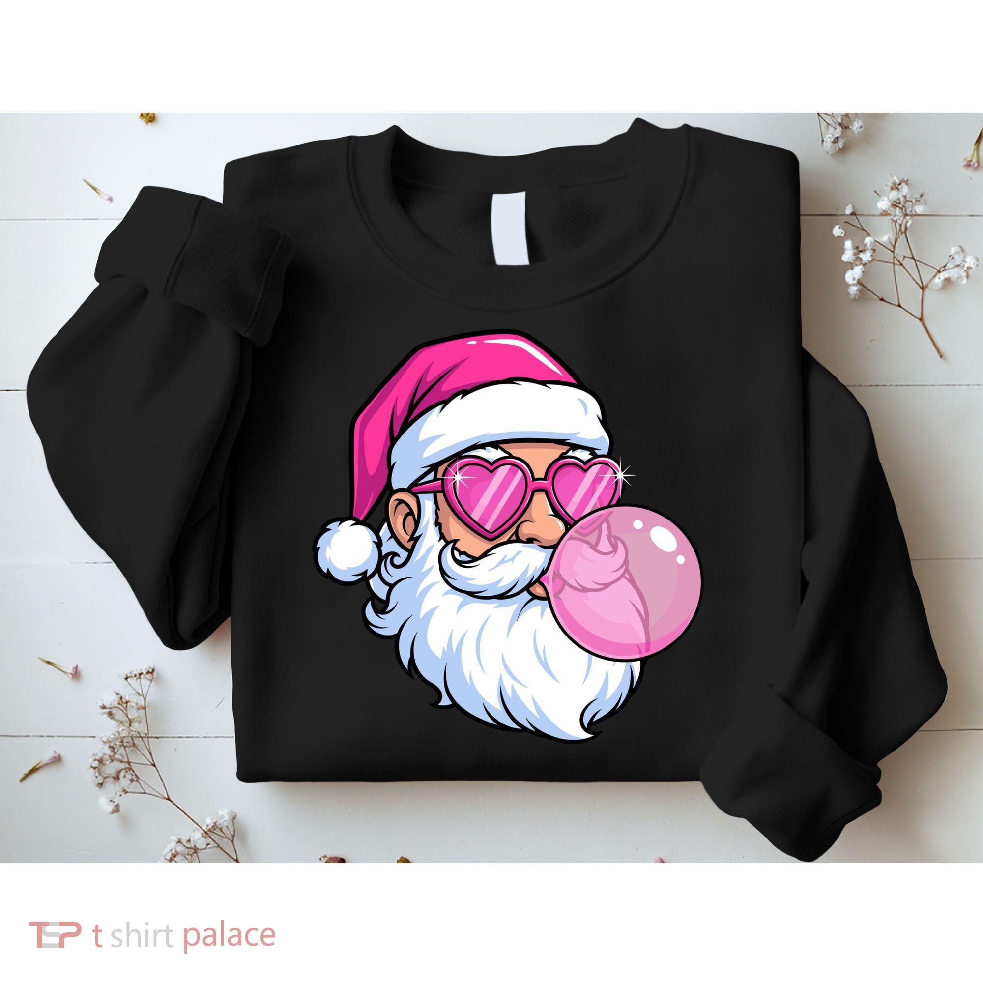 Santa Claus Bubblegum Retro Sweatshirt