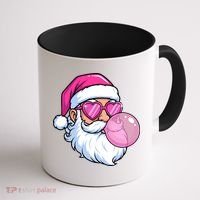 Santa Claus Bubblegum Retro Coffee Mug thumb 1