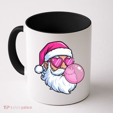 Santa Claus Bubblegum Retro Coffee Mug