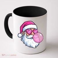 Santa Claus Bubblegum Retro Coffee Mug thumb 0