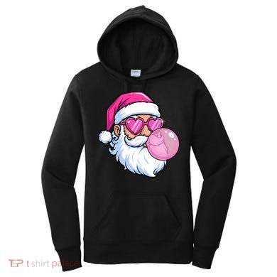 Santa Claus Bubblegum Retro Women's Hoodie