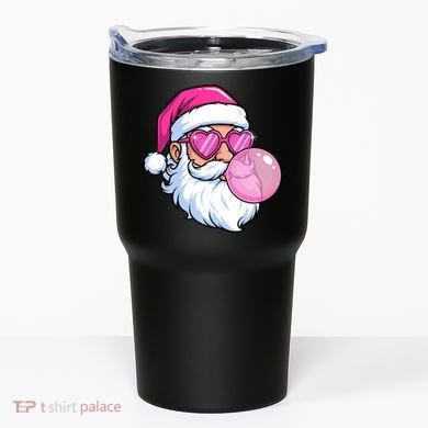 Santa Claus Bubblegum Retro Tumbler