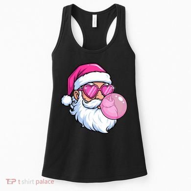 Santa Claus Bubblegum Retro Women's Tank Top