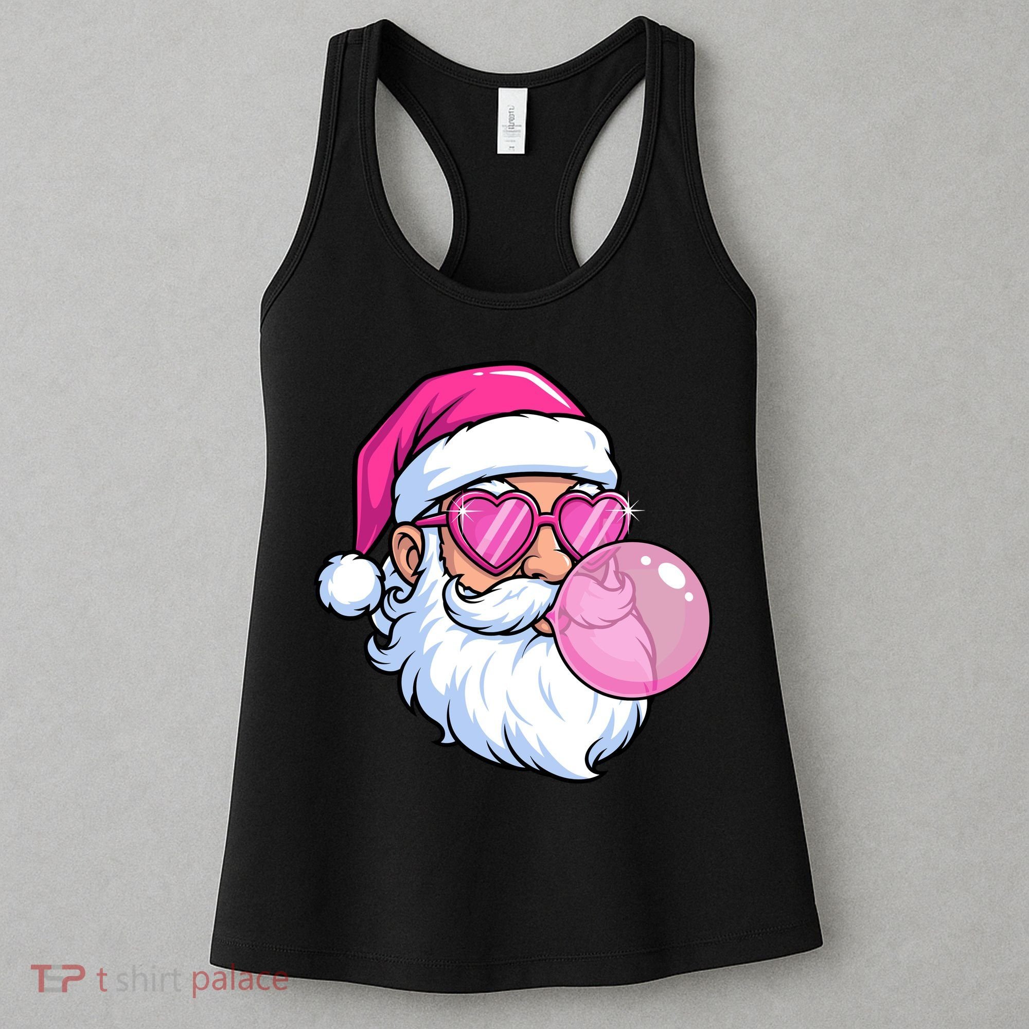Santa Claus Bubblegum Retro Women's Tank Top
