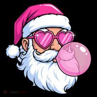 Santa Claus Bubblegum Retro Toddler Hoodie thumb 2