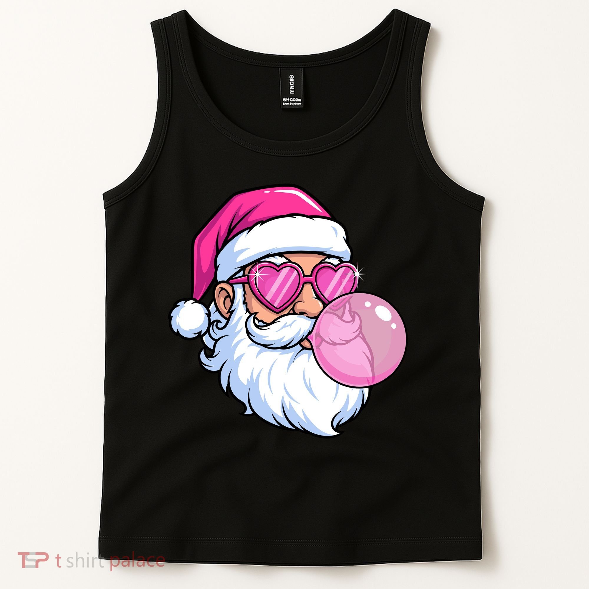 Santa Claus Bubblegum Retro Tank Top