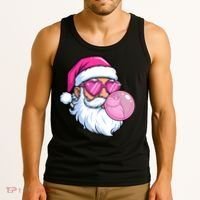Santa Claus Bubblegum Retro Tank Top thumb 3