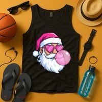 Santa Claus Bubblegum Retro Tank Top thumb 4